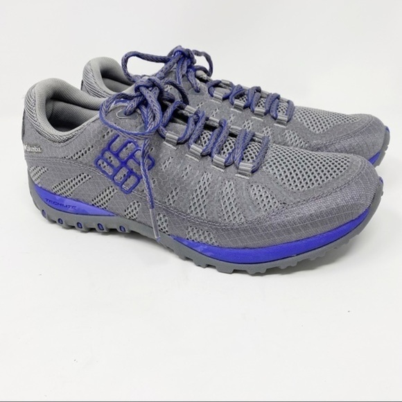 Columbia Peakfreak Enduro Hiking Sneakers Platinum/Light Grape Women’s 9 - Picture 1 of 7